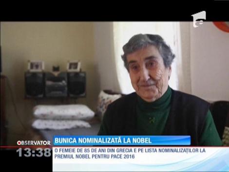 O bătrână din Grecia este nominalizată la premiul Nobel pentru pace 2016