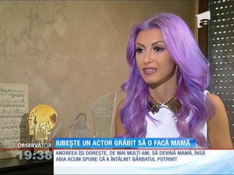 Andreea Bălan iubește un actor grăbit să o facă mămică. I-a devenit muză, iar el i-a dedicat un volum de versuri