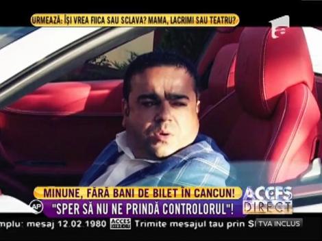 Adrian Minune a rămas fără bani în vacanța din Mexic