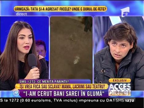 Mama fetiței botezate la 14 ani: ”I-am cerut bani Sarei în glumă”