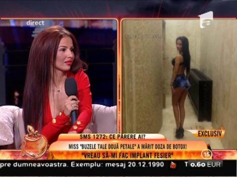 Miss "Buzele tale două petale" a mărit doza de botox!