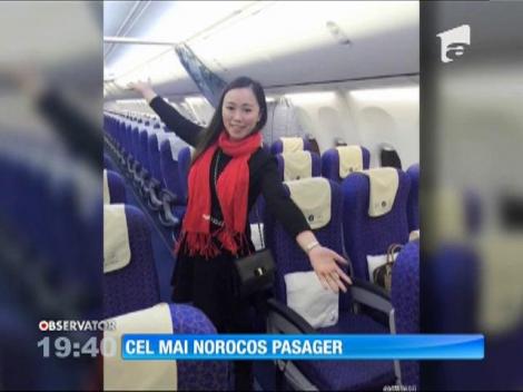 O chinezoaică a călătorit singură într-un avion de linie!