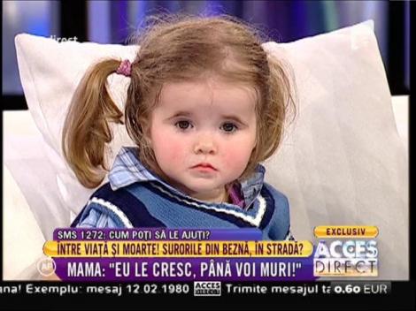 Au nevoie de ajutor! Surorile ținute în beznă, Nicoleta şi Andreea, știu ce înseamnă doar lumina soarelui!