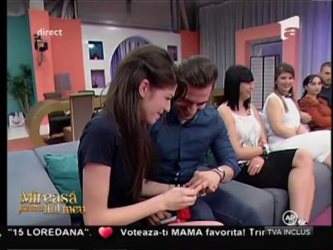 Cea mai inabordabilă concurentă de la "Mireasă pentru fiul meu" a prins curaj:  ”Vrei să ne petrecem tot restul vieții împreună?”