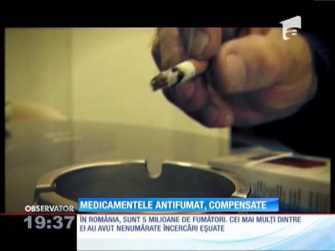 Medicamentele antifumat ar putea fi compensate