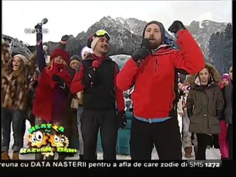 “Neatza cu Răzvan şi Dani” aniversează 8 ani de emisie live pe pârtia Kalinderu din Buşteni