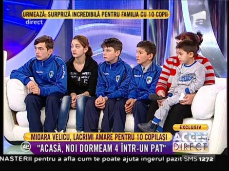 Mioara Velicu: ”O să-i ajut cu tot ce pot. Am văzut prea multă sărăcie la ei”