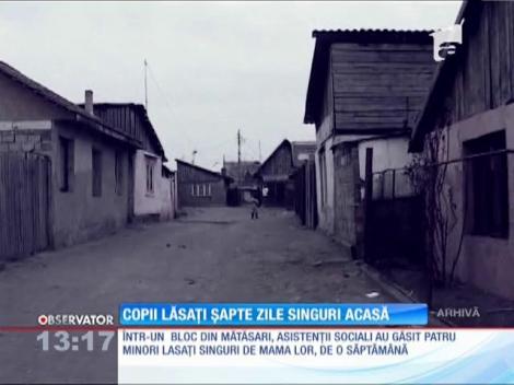 O femeie din Gorj şi-a lăsat copiii singuri în casă, timp de o săptămână