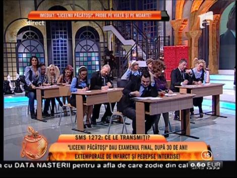 "Liceenii păcătoşi" au dat examenul final! Daniela Crudu, Ana Mocanu şi Simona Traşcă, sexy-şcolăriţe pentru o seară