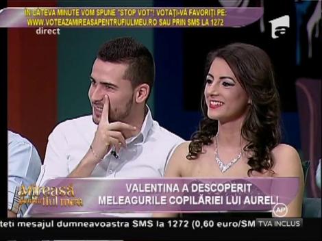 Valentina a descoperit meleagurile copilăriei lui Aurel!