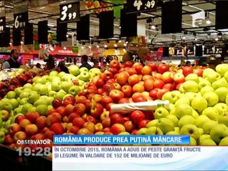 România produce prea puțină mâncare