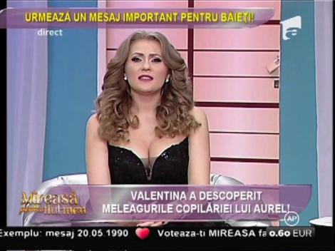 Cu obrajii scăldați în lacrimi, Valentina își deschide inima!