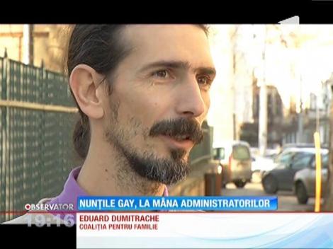 Nunțile gay, la mâna administratorilor de bloc