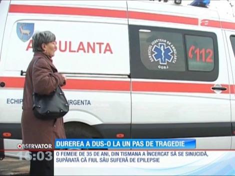 A încercat să se sinucidă din cauza fiului bolnav