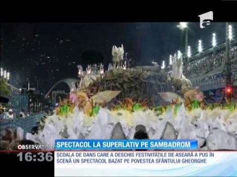 Carnavalul de la Rio, spectacol la superlativ pe Sambadrom
