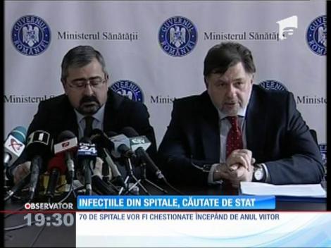 Infecţiile din spitale, pe masa autorităților