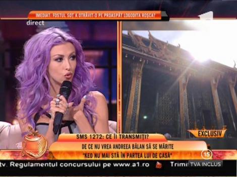 Andreea Bălan: ”Keo nu mai stă în partea lui de casă”