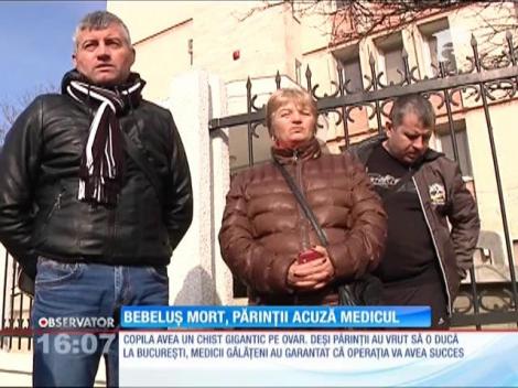 Bebeluș mort, părinții acuză medicul
