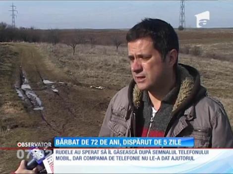 Un bărbat de 72 de ani din Dolj a dispărut în mod misterios