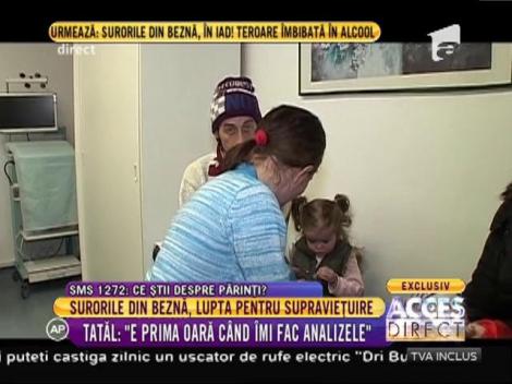 Surorile care au trăit în beznă luptă pentru supraviețuire. Fetițele au fost la doctor