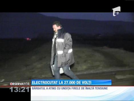 Pescar electrocutat cu 27.000 de volţi. Bărbatul a murit carbonizat!