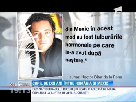 Războiul pentru custodia fetiţei de doi ani, între cea mai bogată familie din Mexic şi Irina Cristescu, ia o o altă întorsătură