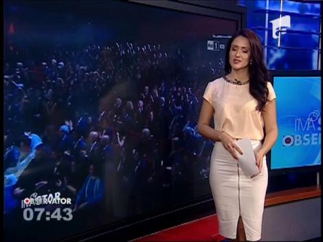 Mădălina Ghenea prezintă Festivalul de la Sanremo. Românca a uimit prin feminitate si frumusete!