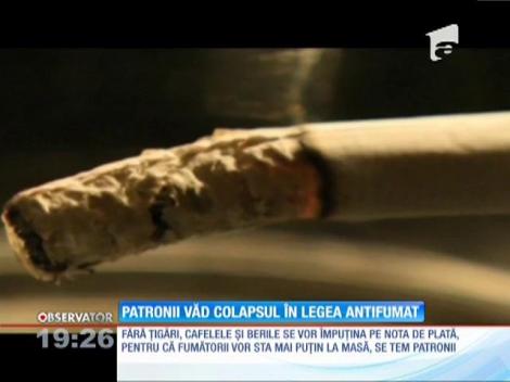 Legea antifumat ar putea falimenta multe pub-uri şi restaurante