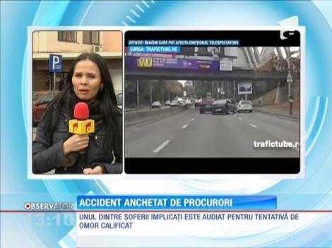 Șoferul care a provocat intenționat accidentul de la Fântâna Miorița, audiat la Parchet