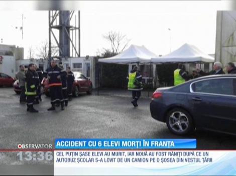 Accident cu 6 elevi morți în Franța