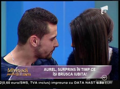 Aurel, surprins în timp ce își brusca iubita!