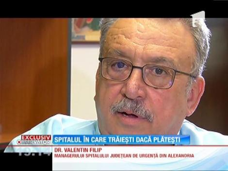 Dacă nu ai bani, eşti lăsat să mori! Asta e regula de bază din Spitalul Judeţean de Urgenţă din Alexandria