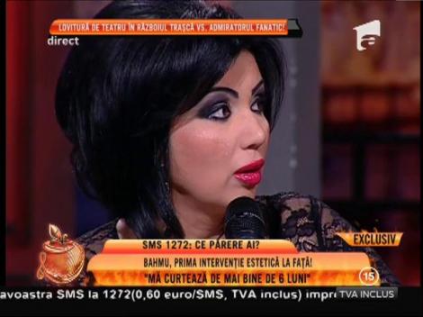 Adriana Bahmuțeanu: "Nu am făcut această intervenție pentru un domn anume"