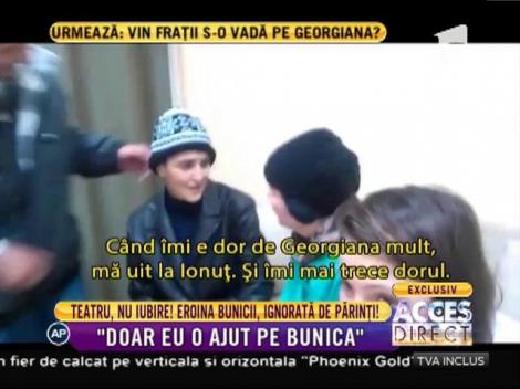 Georgiana, nepoata eroină: "Întâlnirea cu mama m-a lăsat rece"