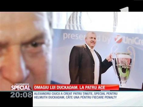 SPECIAL! Omagiu pentru Helmuth Duckadam: colecţie de costume de cinci stele