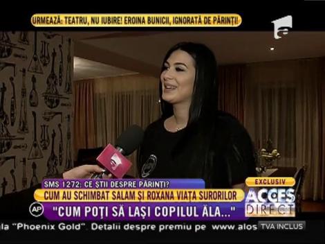 Florin Salam și Roxana le-au oferit cadouri celor două surori