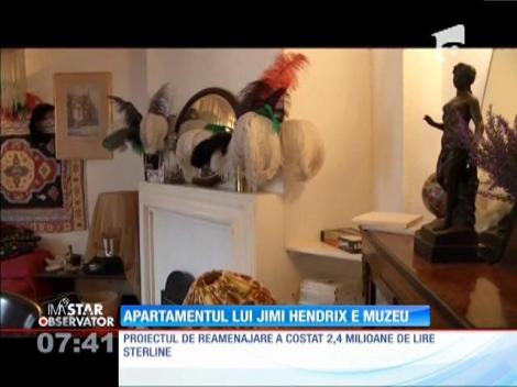 Apartamentul chitaristului american Jimi Hendrix, transformat în muzeu