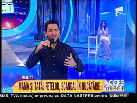 Vocea începutului de weekend! Cezar Ouatu, interpretare de excepţie la "Acces Direct"