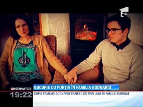 Copiii familiei Bodnariu trăiesc de trei luni în familii surogat