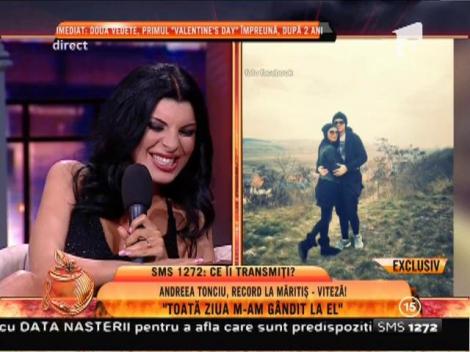 Andreea Tonciu: "A fost dragoste la prima vedere"