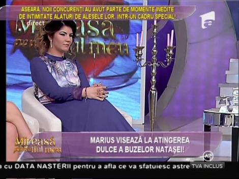Marius visează la atingerea dulce a buzelor Nataşei!