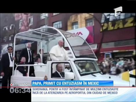 Papa Francisc a celebrat liturghia în bazilica Sfintei Fecioare din Guadalupe din Mexic