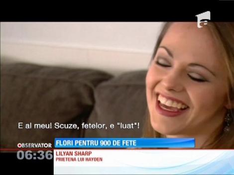 Un elev din Statele Unite a oferit flori pentru 900 de fete