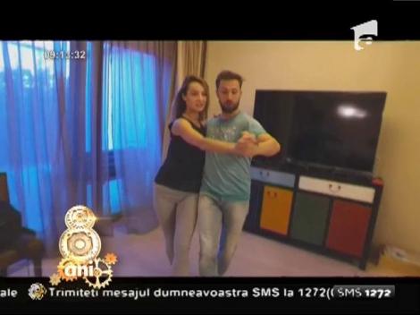 Moment incendiar. Flavia l-a învățat pe Dani cum se dansează tango!
