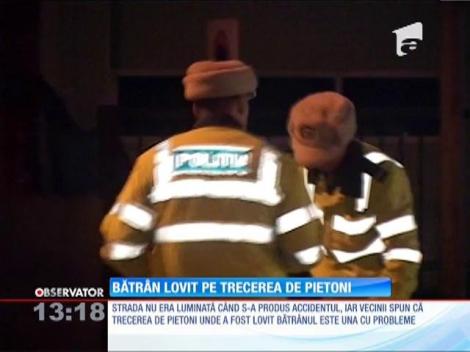 Un bărbat din Bacău a fost lovit pe trecerea de pietoni