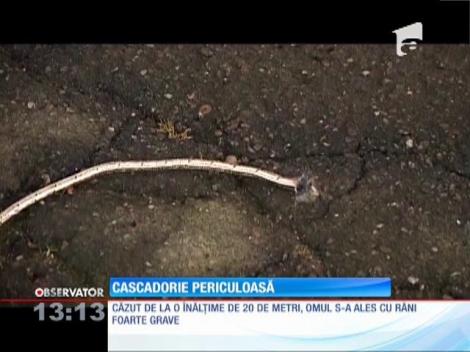 Un bărbat din Piteşti a încercat să intre în apartament din locuința vecinilor