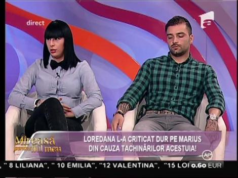 Deranjată de glumele lui Marius, Loredana l-a luat pe acesta la rost!