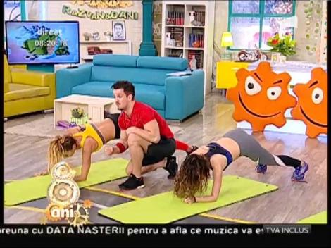 Fitness la Neatza! Exerciții pentru consumul mare de energie