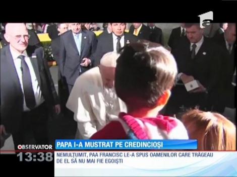 Papa Francisc i-a mustrat pe credincioșii din Mexic