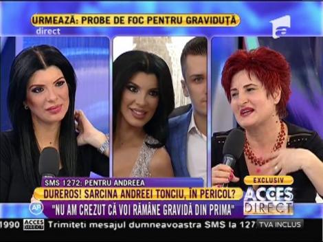 Probe de foc pentru Andreea Tonciu! Cu doar trei luni înainte să nască, mama ei i-a pregătit ceva la care nu se aştepta vreodată!